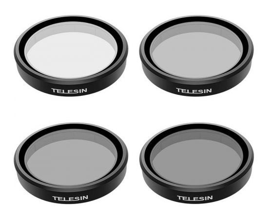 TELESIN Filter set CPL/ND8/ND16/ND32 for DJI Action 3