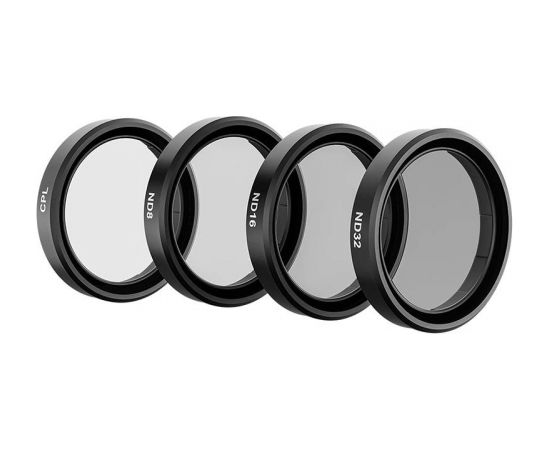 TELESIN Filter set CPL/ND8/ND16/ND32 for DJI Action 3