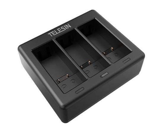 Telesin 3-slot charger + 2 batteries for GoPro Hero 11 / Hero 10 / Hero 9