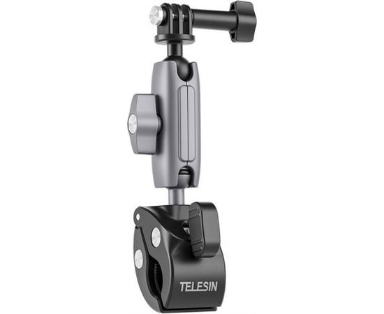 TELESIN Universal Handlebar Tube Clamp Mount for sport cameras (aluminum)