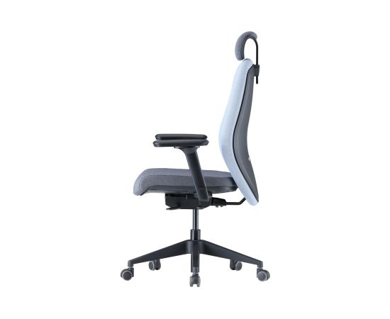 Up Up Athene ergonomic office chair Black, Grey + Blue fabric