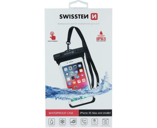 Swissten Водонепроницаемый чехол для телефонов IPX8