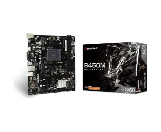 Biostar B450MHP motherboard AMD B450 Socket AM4 micro ATX