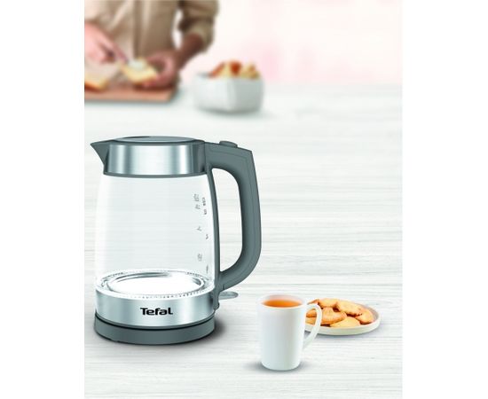 TEFAL KI740B30 tējkanna Double Layer 1.7L caurspīdīga