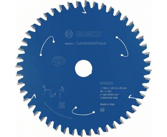 Griešanas disks Bosch 2608644548; 160x20 mm; Z48