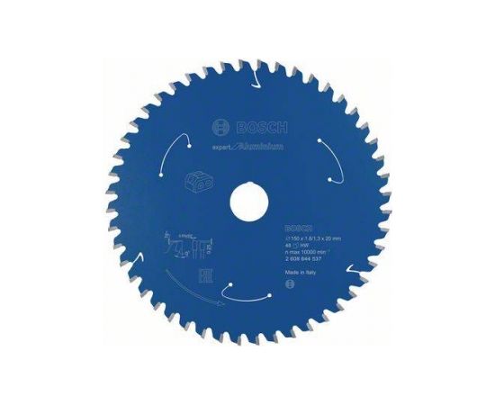 Griešanas disks Bosch 2608644537; 150x20 mm; Z48 Zāģripas