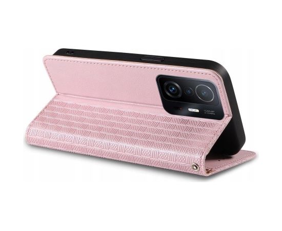 Fusion Magnet Strap grāmatveida maks + aukliņa Samsung A236 Galaxy A23 5G rozā Neoriģinālie Maciņi