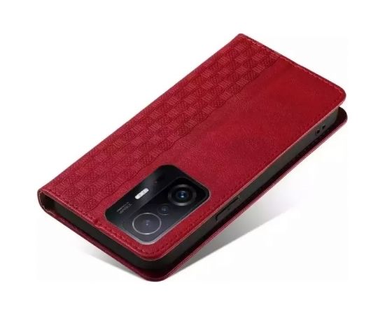 Fusion Magnet Strap grāmatveida maks + aukliņa Samsung A236 Galaxy A23 5G sarkans