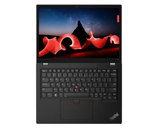 Lenovo ThinkPad L13 (Gen 4) Thunder Black, 13.3 ", IPS, WUXGA, 1920x1200, Anti-glare, i5-1335U, 16 GB, SSD 256 GB, Intel Iris Xe Graphics, Windows 11 Pro, Bluetooth version 5.1, LTE Upgradable, Keyboard language English, Keyboard backlit, Warranty 24 mo