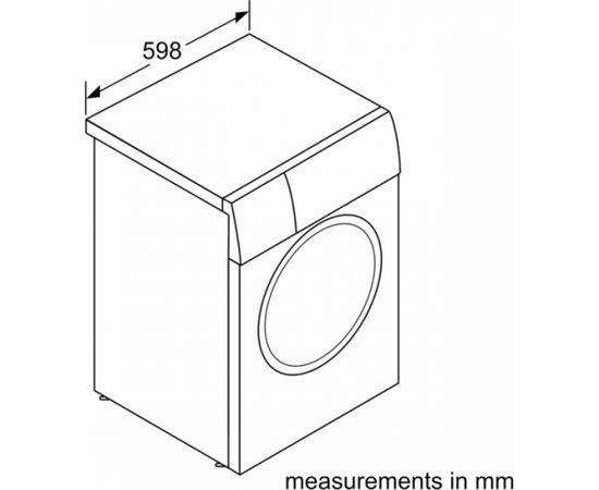 Bosch WGG244FLSN Veļas mašīna 9kg 1400rpm iDos