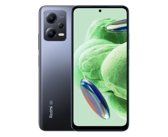 Xiaomi Redmi Note 12 (Onyx Gray) Dual SIM 6.67“ AMOLED 1080x2400/2.0GHz&1.8GHz/128GB/4GB RAM/Android12/5G,MZB0CY5EU Мобильные телефоны