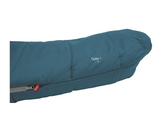 Robens Spire I, Sleeping Bag, 220 x 80 x 50 cm, Left Zipper, Ocean Blue