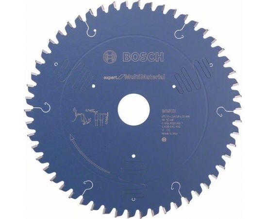 Griešanas disks Bosch Expert for Multi Material 2608642492; 210x30 mm; Z54