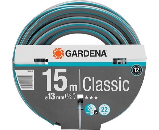 Laistīšanas šļūtene Gardena Classic 18000-20; 15 m; 13 mm