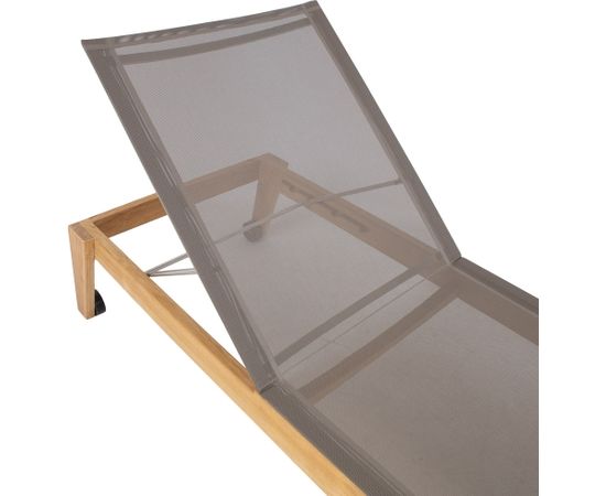 Шезлонг BALI 72x210xH36,5см, тик