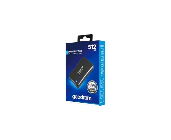 Goodram SSDPR-HL200-512 external solid state drive 512 GB Grey