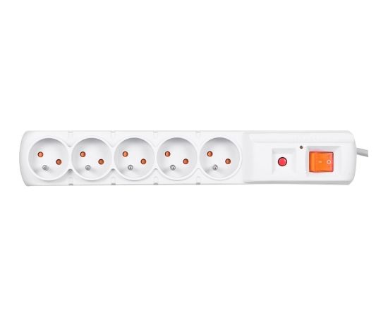 HSK DATA Acar F5 3m power extension 5 AC outlet(s) Indoor/Outdoor Grey