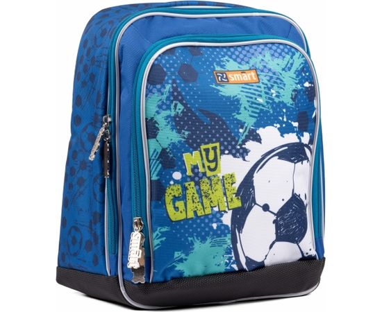 Skolas mugursoma SMART H-55 "My Game", zila Pюкзак