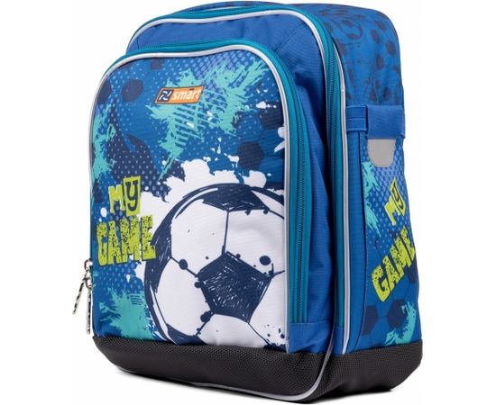 Skolas mugursoma SMART H-55 "My Game", zila Pюкзак