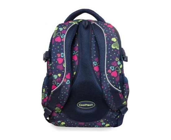 Backpack CoolPack Factor Lime Hearts