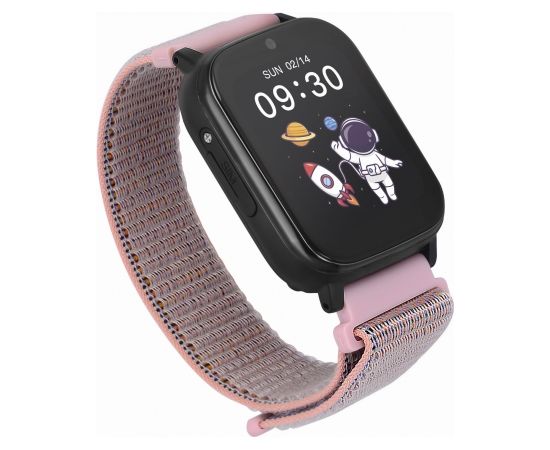 Garett Smartwatch Kids Tech 4G Pink velcro Viedpulkstenis