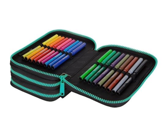 Triple decker pencil case with equipment CoolPack Jumper 3 Milky Way