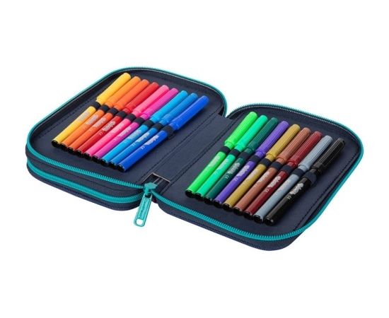 Double decker school pencil case with equipment Coolpack Jumper 2 Wishes