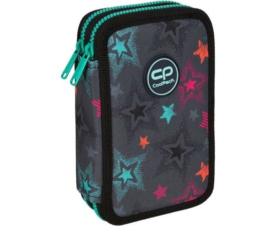 Double decker school pencil case with equipment Coolpack Jumper 2 Milky Way