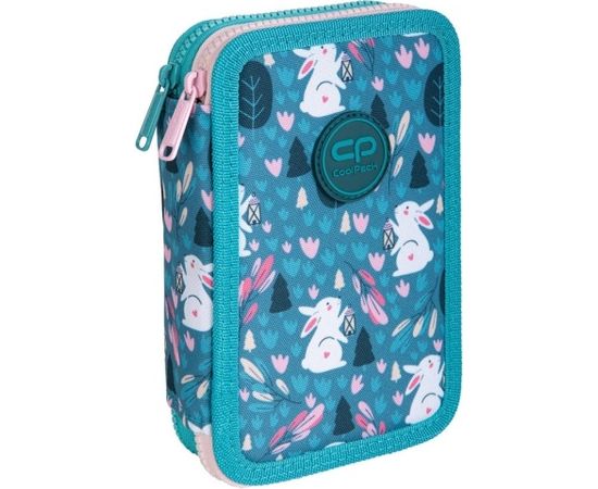 Double decker school pencil case with equipment Coolpack Jumper 2 Princess Bunny