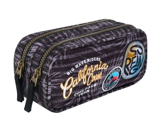 Pencil case CoolPack Edge Duke Badges G Grey Mugursomas