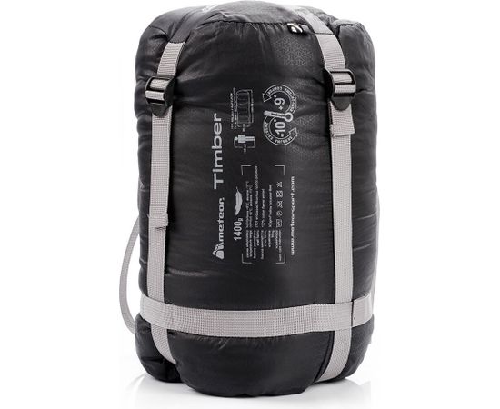 Guļammaiss Meteor Timber kokvilnas melns Guļammaisi