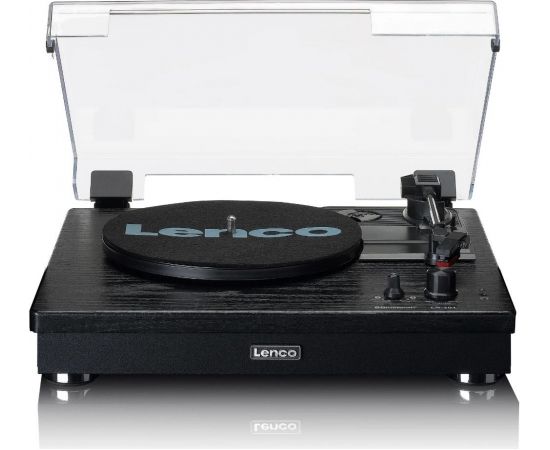 LENCO - LS-101BK - BELT DRIVE WOODEN TURNTABLE