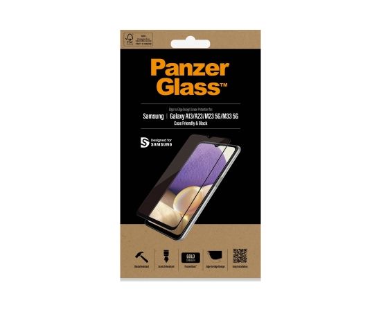 PanzerGlass Samsung,  Galaxy A13/M23 5G/M33 5G, Glass, Black, Case Friendly