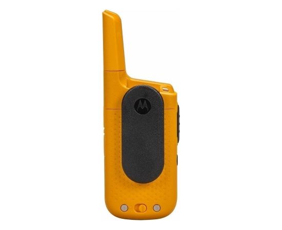 Motorola T72 walkie talkie 16 channels, yellow