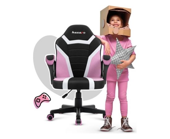 Gaming chair for children Huzaro Ranger 1.0 Pink Mesh