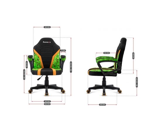 Gaming chair for children Huzaro Ranger 1.0 Pixel Mesh