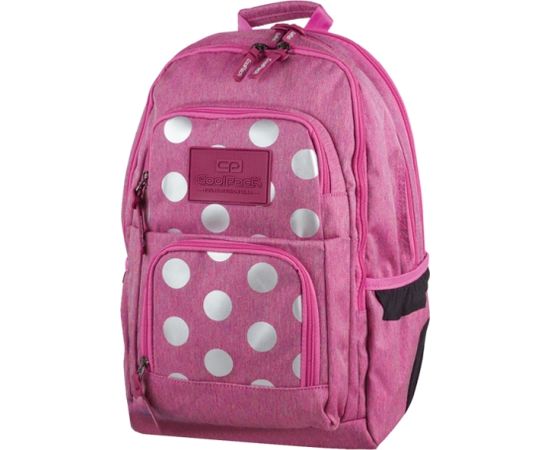 Backpack Coolpack Unit Silver Dots Pink