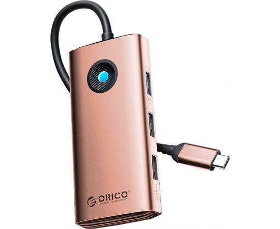 Orico Type-C 6in1 HUB Multifunction Docking Station (rose gold) Datoru dokstacijas