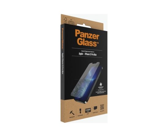 PanzerGlass Clear Screen Protector, Apple, iPhone 13 Pro Max, Tempered glass