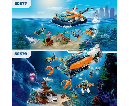 LEGO City Łódź podwodna badacza dna morskiego (60379)