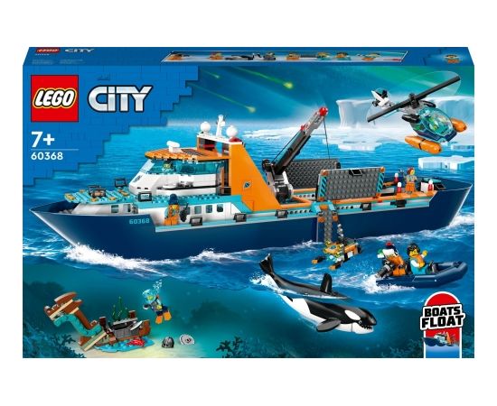 LEGO City Arctic Exploration Ship Construction Toy Arktikas pētnieku kuģis