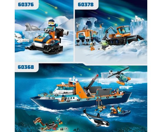 LEGO City Arctic Exploration Ship Construction Toy Arktikas pētnieku kuģis