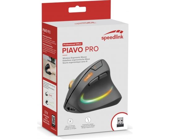 Speedlink беспроводная мышь Piavo Pro (SL-630026-BK)