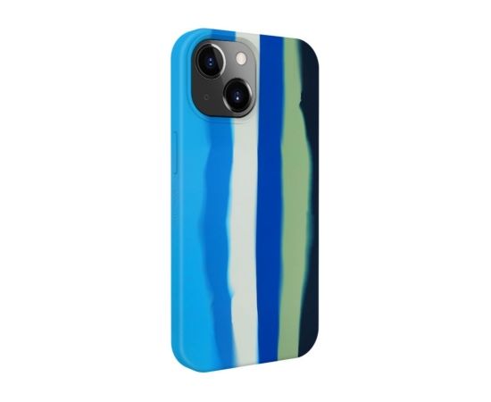 Evelatus  
       Apple  
       iPhone 14 Multi-Colored Silicone Case 
     Blue