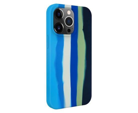 Evelatus  
       Apple  
       iPhone 13 Pro Silicone case Multi-Colored 
     Blue