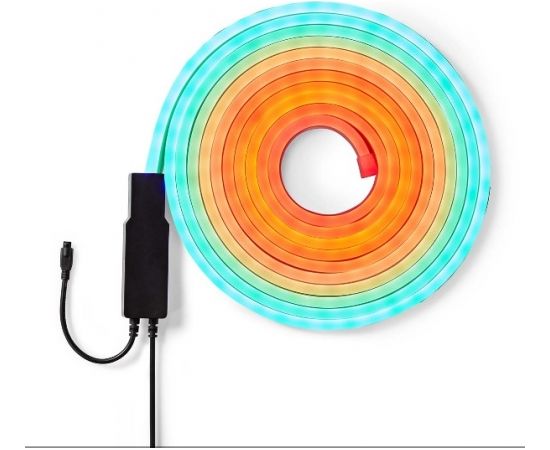 Smart LED strip set, IR remote and Wi-Fi controllable,  24V, 32W, 5m, 192lm/m, RGB, waterproof IP65, Nedis Smart Life