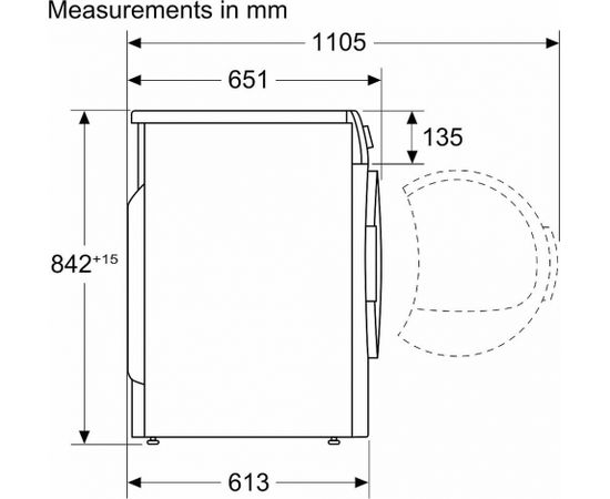 Bosch WQB245ALSN Veļas žāvētājs 9kg