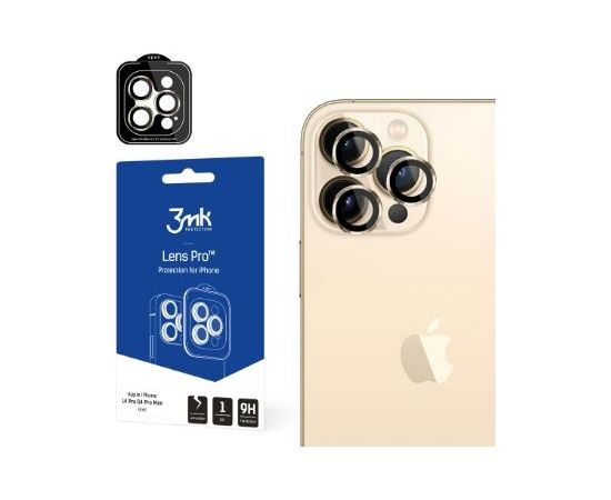 3MK  
       Apple  
       iPhone 14 Pro/14 Pro Max Lens Protection Pro 
     Gold