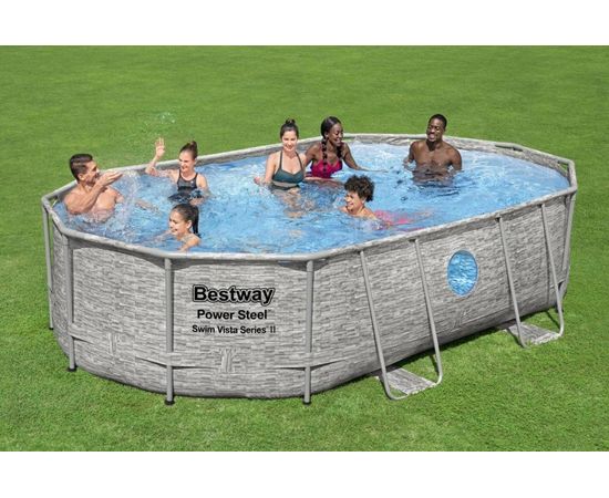 Bestway rāmja baseins 488 x 305 x 107 cm ( 56946 ) Бассейны