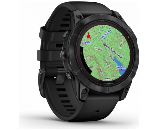 Garmin Fēnix 7 Pro Solar 47mm Slate Gray Stainless Steel with Black Band